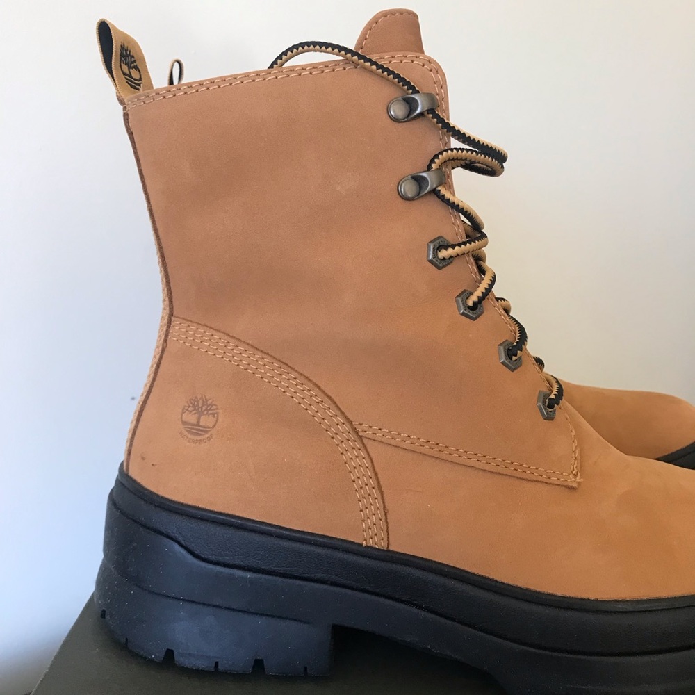 Timberland Malynn EK Mid Waterproof Lace-up Platform Ankle Boots, size 10 - Picture 9 of 16